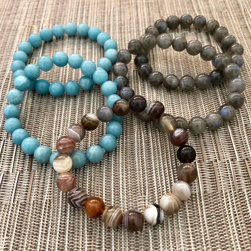 Semi-precious Stone Bracelets